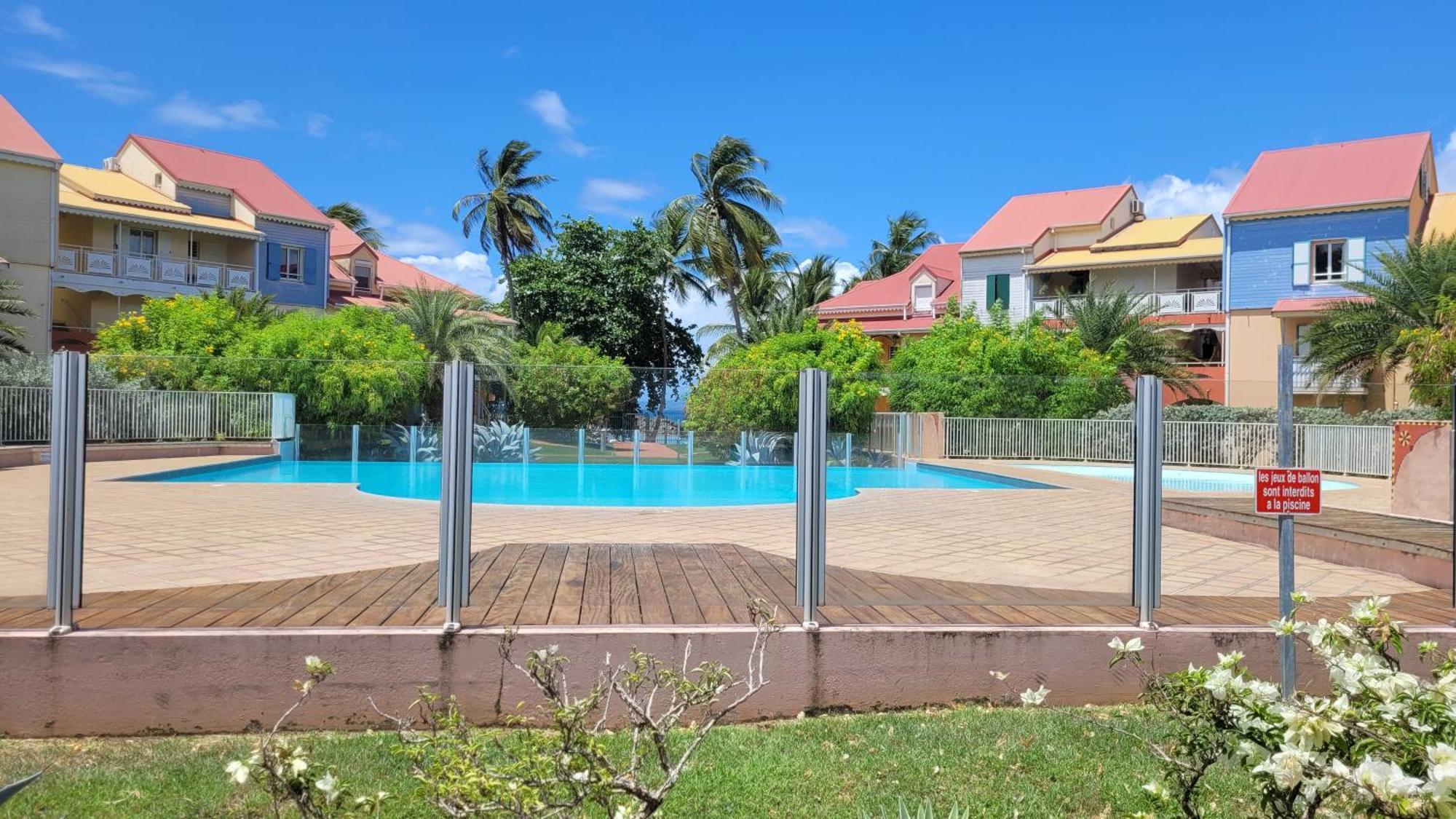 Appartement Edenoa/Vue Mer/ Plage/Piscine Le Gosier  Zewnętrze zdjęcie